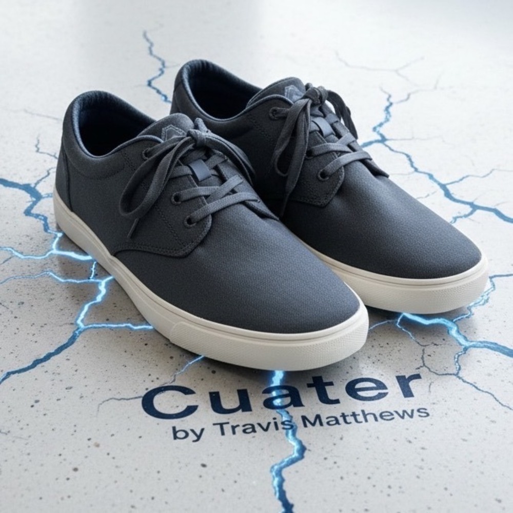 Cuater by TravisMathew The Daily Knit Navy Blue Shoes 4MR217 Mens Size 11